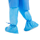 80gsm Disposable Boot Cover , Blue Booties Shoe Covers 45x36cm