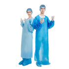 AAMI PB 70 Disposable CPE Gown , CPE Isolation Gown for operation room