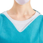 Food Industry Disposable Scrub Suits , 45gsm disposable hospital scrubs