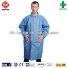 Hygienic Standard Disposable Lab Coats Nonwoven for Hospital