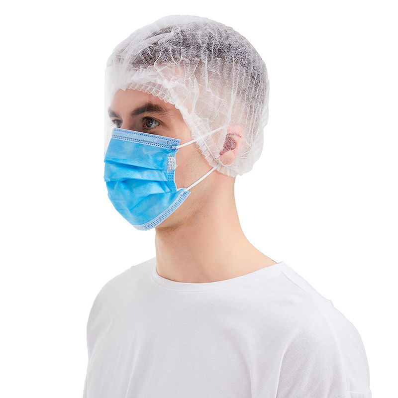 CE FDA 17.5*9.5cm Disposable Face Mask 3 Ply Structure