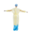 Non Toxic Polypropylene Isolation Gowns Elastic Cuffs