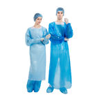 AAMI PB 70 Disposable CPE Gown , CPE Isolation Gown for operation room