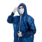 Waterproof Disposable Protective Coverall 50gsm For Laboratorial