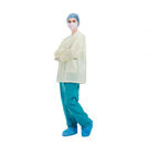 FDA Disposable Lab Coats , Long Sleeves Disposable Hospital Scrubs