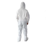 TUV Disposable Waterproof Coveralls , PP Medical Protective Clothing