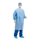 Single Collar PP Disposable Lab Coats ISO13485 Standard