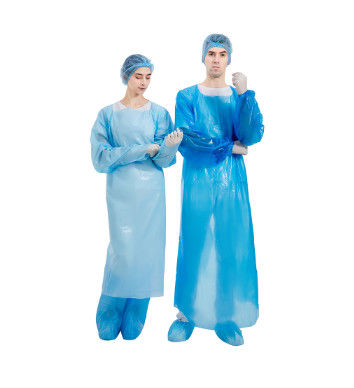 FDA Disposable CPE Gown , 510K CPE plastic gown